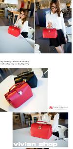 Pre-orderกระเป๋าแฟชั่นเกาหลี แบรนด์Vivian รุ่น009-41-600 ทรงสวยมากค่ะ